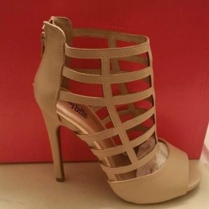 Glee-90 Cage Style Heels